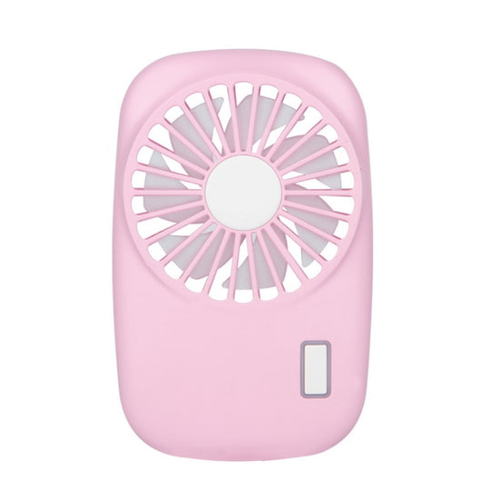 Mini ventilateur portable rechargeable par USB (rose)