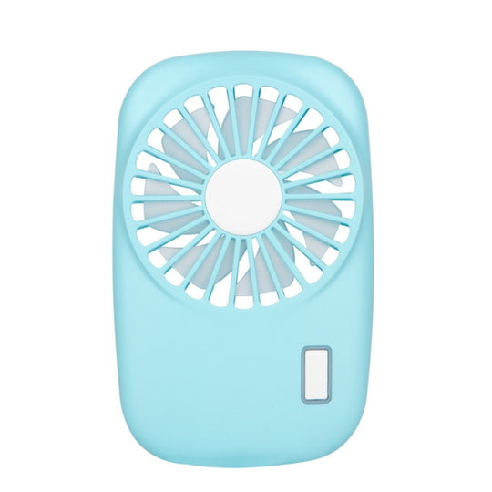 Mini ventilateur portatif rechargeable par USB (bleu)