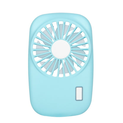 Portable Hand Held USB Rechargeable Mini Fan(Blue) by buy2fix