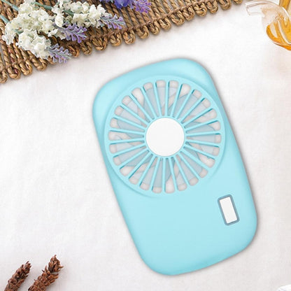 Portable Hand Held USB Rechargeable Mini Fan(Blue) by buy2fix