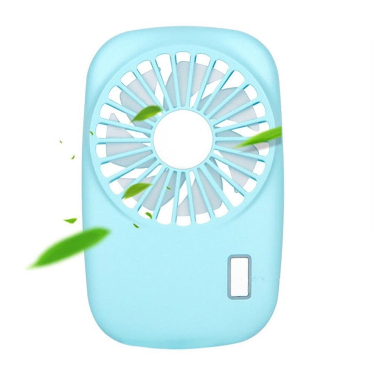Portable Hand Held USB Rechargeable Mini Fan(Blue) by buy2fix