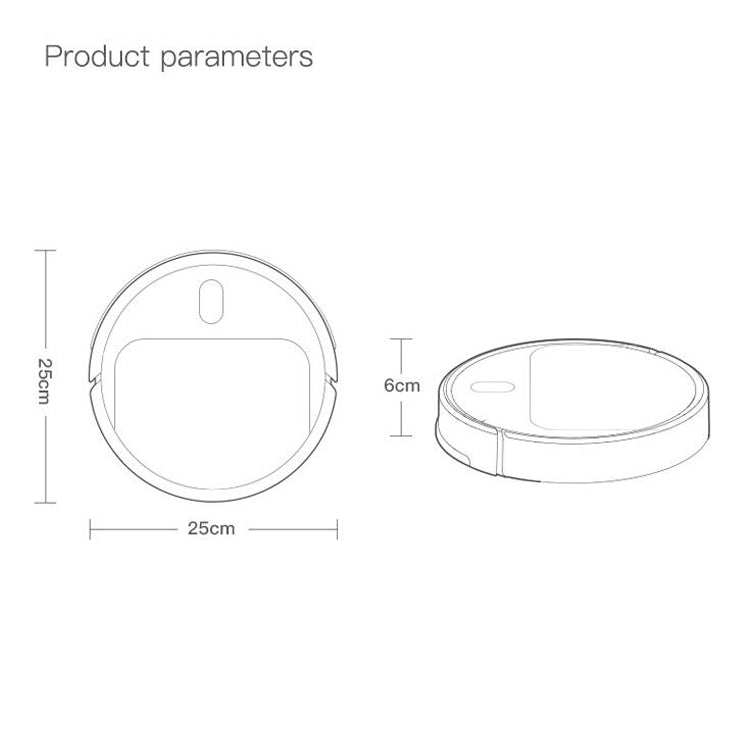 WT-04 Charging Mini Smart Sweeping Robot Lazy Home Automatic Cleaning Machine(White) by buy2fix