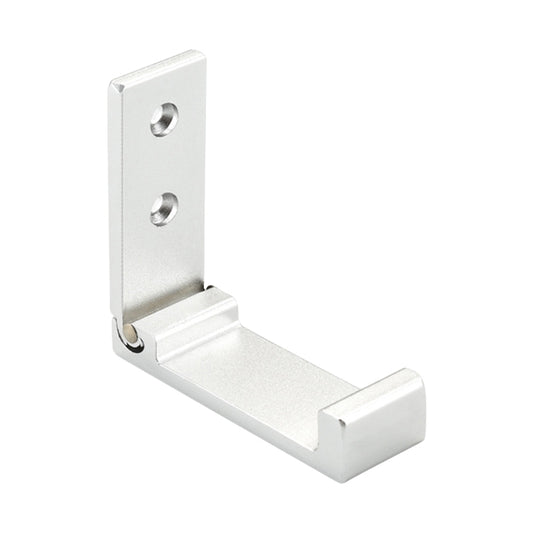 Collapsible Clothes Hanger Robe Hook Decorative Bathroom Wall Mounted Hooks(Silver Hook (Send Screw)) - Hook by buy2fix | Online Shopping UK | buy2fix