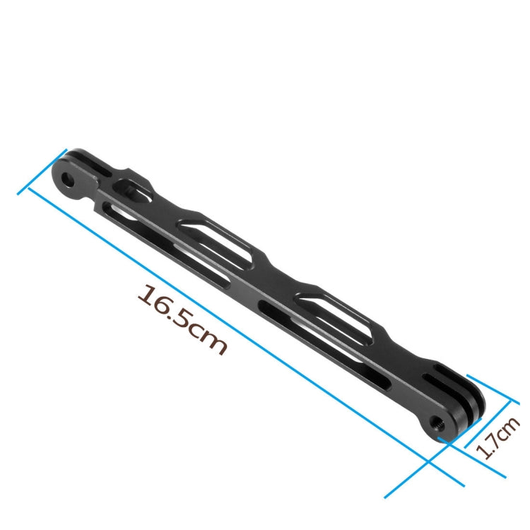 16.5cm Camera Extension Aluminium Extension Arm for Action Camera(Black) by buy2fix