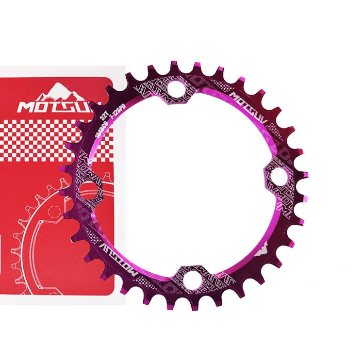 MOTSUV Narrow Wide Chainring MTB Bicycle 104BCD Tooth Plate Parts(Purple) by MOTSUV