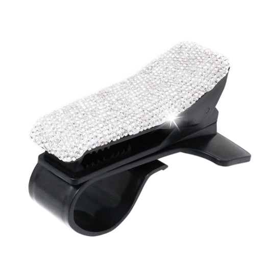 Diamond Car Phone Holder 360 Degree Rotating Creative Car Dashboard Mobile Holders(White) by buy2fix