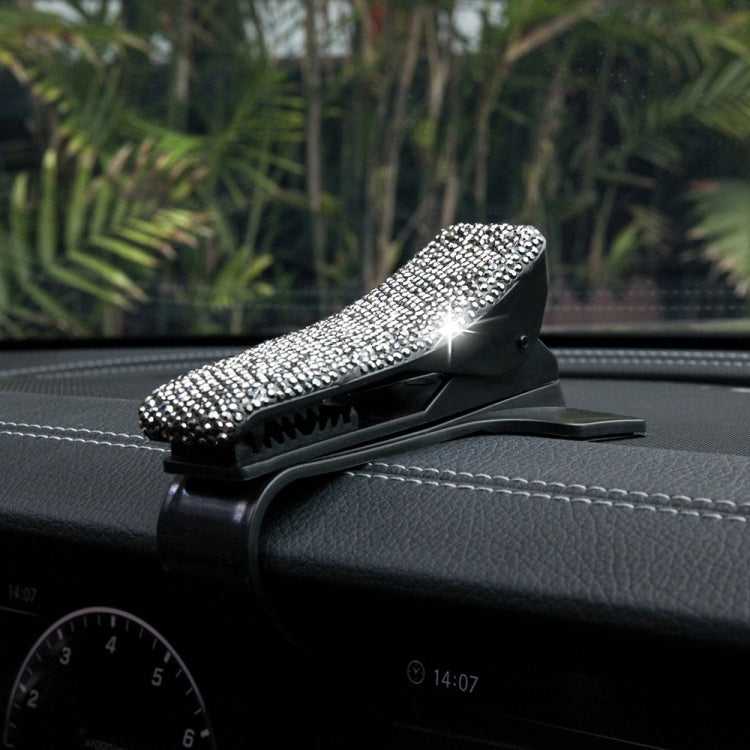 Diamond Car Phone Holder 360 Degree Rotating Creative Car Dashboard Mobile Holders(Bright Black) by buy2fix