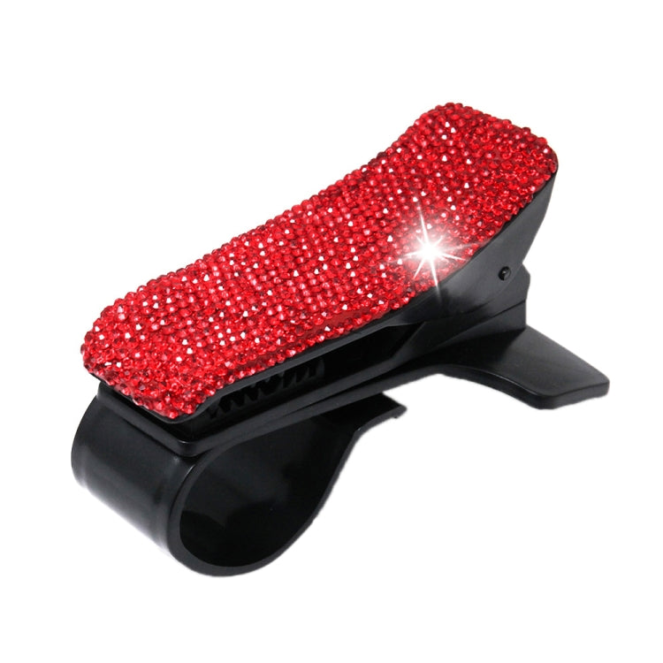 Diamond Car Phone Holder 360 Degree Rotating Creative Car Dashboard Mobile Holders(Red) by buy2fix