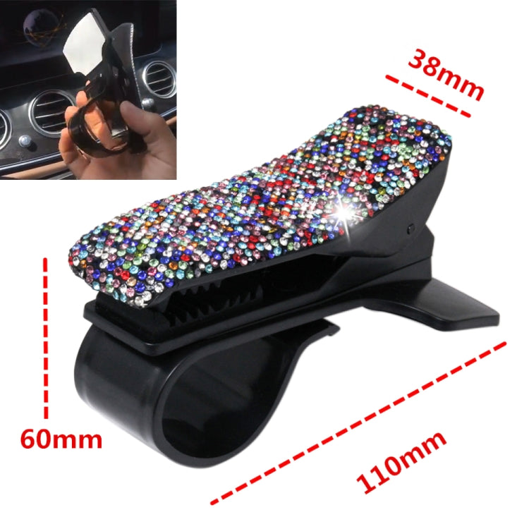 Diamond Car Phone Holder 360 Degree Rotating Creative Car Dashboard Mobile Holders(Black Color Mixing) by buy2fix