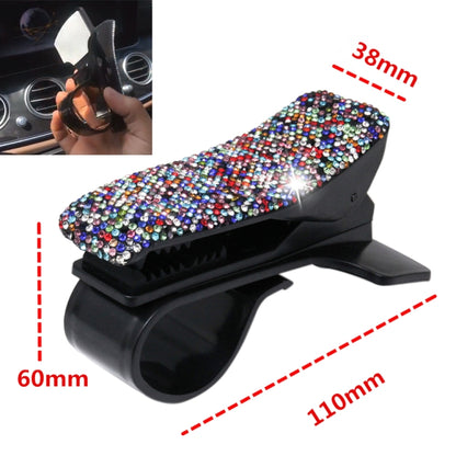 Diamond Car Phone Holder 360 Degree Rotating Creative Car Dashboard Mobile Holders(Black Color Mixing) by buy2fix