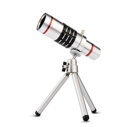 Outdoor Telescope Mobile Phone Accessories Shooting Telephoto Lens with Universal Metal Clip(12X) - Monocular Binoculars by buy2fix | Online Shopping UK | buy2fix