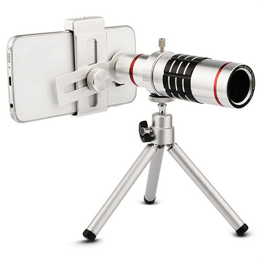 Outdoor Telescope Mobile Phone Accessories Shooting Telephoto Lens with Universal Metal Clip( 18X) - Monocular Binoculars by buy2fix | Online Shopping UK | buy2fix