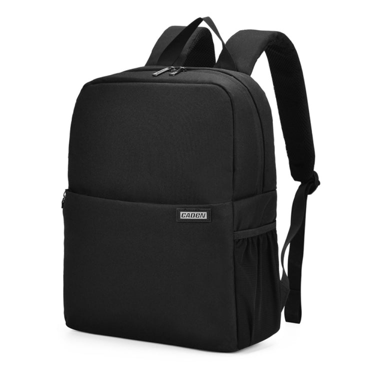 CADeN L4 Double-layer Casual Computer Backpack Multi-function Digital Camera Bag (Black) - Backpack by CADeN | Online Shopping UK | buy2fix