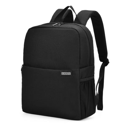 CADeN L4 Double-layer Casual Computer Backpack Multi-function Digital Camera Bag (Black) - Backpack by CADeN | Online Shopping UK | buy2fix