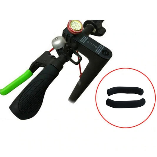 2 PCS For Xiaomi Mijia M365 Electric Scooter Handbrake Non-Slip Silicone Cover(Black) - Accessories & Parts by buy2fix | Online Shopping UK | buy2fix
