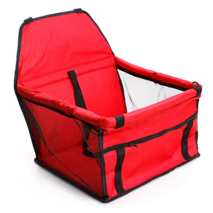 In Car Double-Layer Mesh Thickening Waterproof Pet Bag(Red) by buy2fix