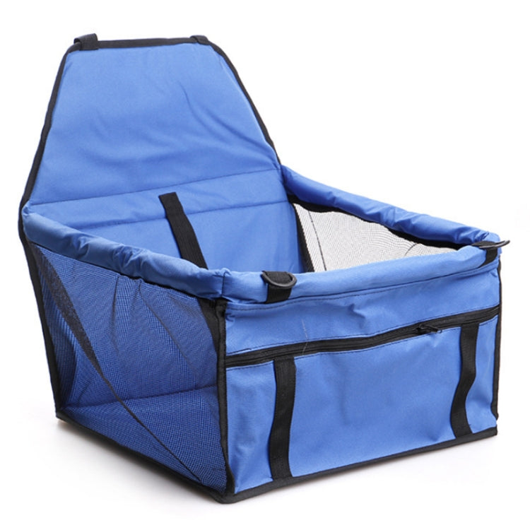 In Car Double-Layer Mesh Thickening Waterproof Pet Bag(Blue) by buy2fix
