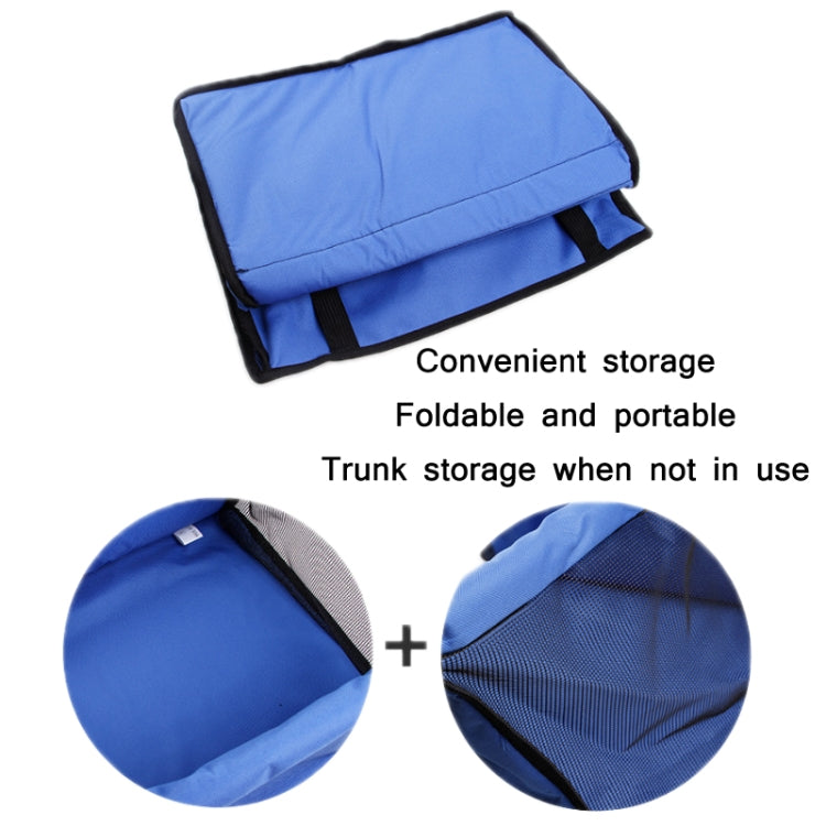 In Car Double-Layer Mesh Thickening Waterproof Pet Bag(Blue) by buy2fix
