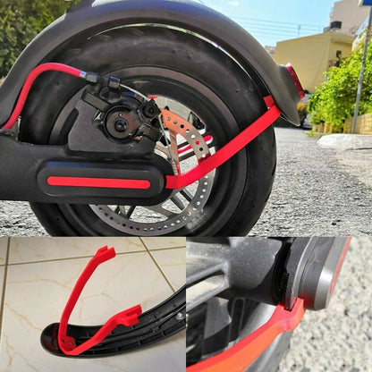 For Xiaomi M365 Pro Scooter Rear Mudguard Bracket(White) - Accessories & Parts by buy2fix | Online Shopping UK | buy2fix