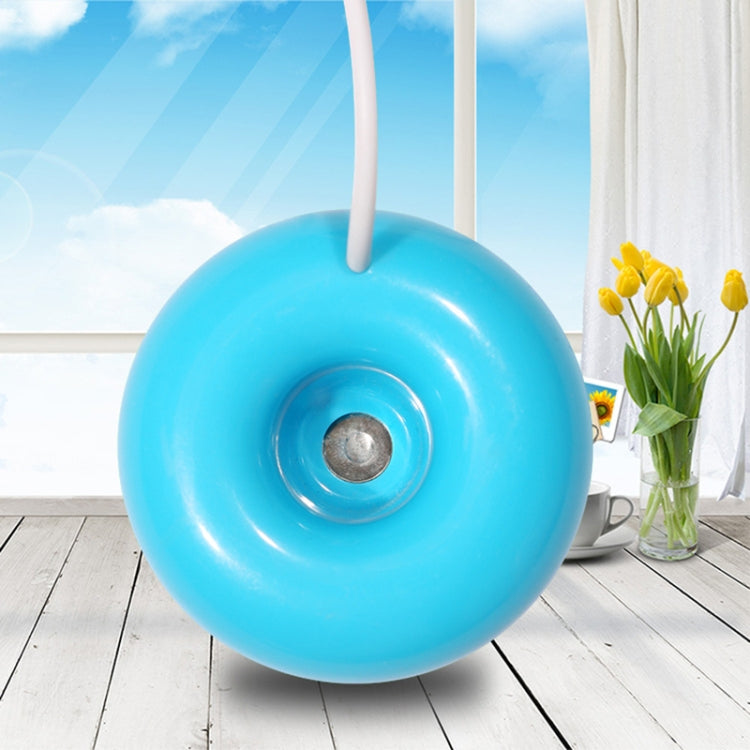 Donut Shape Mini USB Air Humidifier Aroma Diffuser Purifier(Blue) - Air Purifiers & Accessories by buy2fix | Online Shopping UK | buy2fix