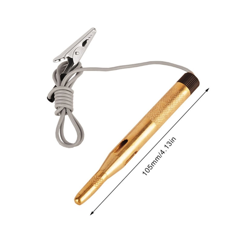 2 PCS 6-24V Copper Electric Pen General Test Light Automotive Circuit Test Pencil - Electronic Test by buy2fix | Online Shopping UK | buy2fix