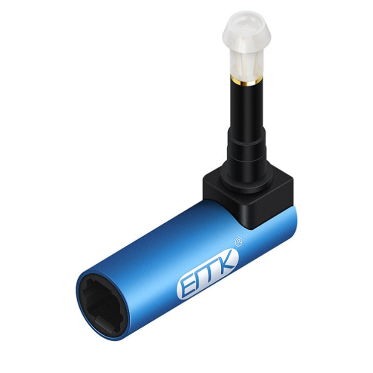 3 PCS EMK Optical Fiber Adapter Audio Adapter Square Port To Round Port Conversion Head by buy2fix