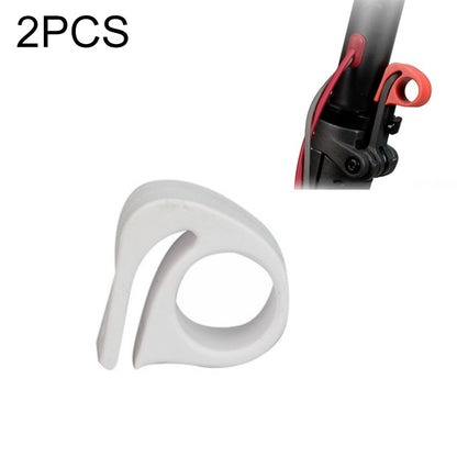 2pcs Scooter Accessories Folding Wrench Protector for Xiaomi M365(White) - Accessories & Parts by buy2fix | Online Shopping UK | buy2fix