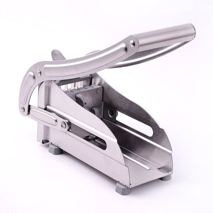 Stainless Steel Manual French Fries Slicer Potato Chipper Chip Cutter Chopper Maker - Cutter & Peeler by buy2fix | Online Shopping UK | buy2fix