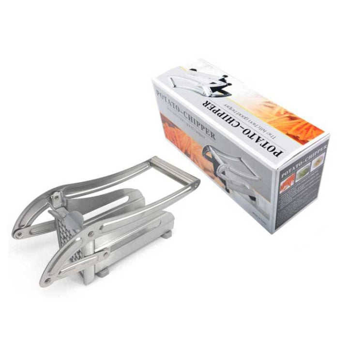 Stainless Steel Manual French Fries Slicer Potato Chipper Chip Cutter Chopper Maker - Cutter & Peeler by buy2fix | Online Shopping UK | buy2fix