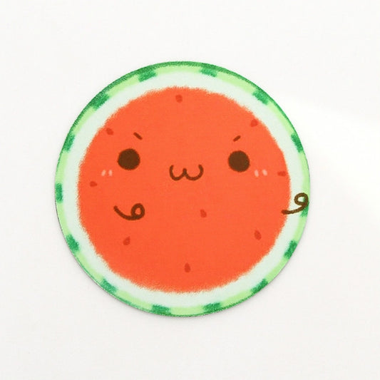2 PCS 22cm Cute Fruit Series Round Mouse Pad Desk Pad Office Supplies(Watermelon) by buy2fix