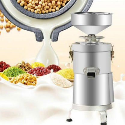 130/1800W Household Stainless Steel Refiner Large Capacity  Slurry Separation Fresh Grinding Soymilk Tofu Machine, CN Plug(Silver) - Electric juicers by buy2fix | Online Shopping UK | buy2fix