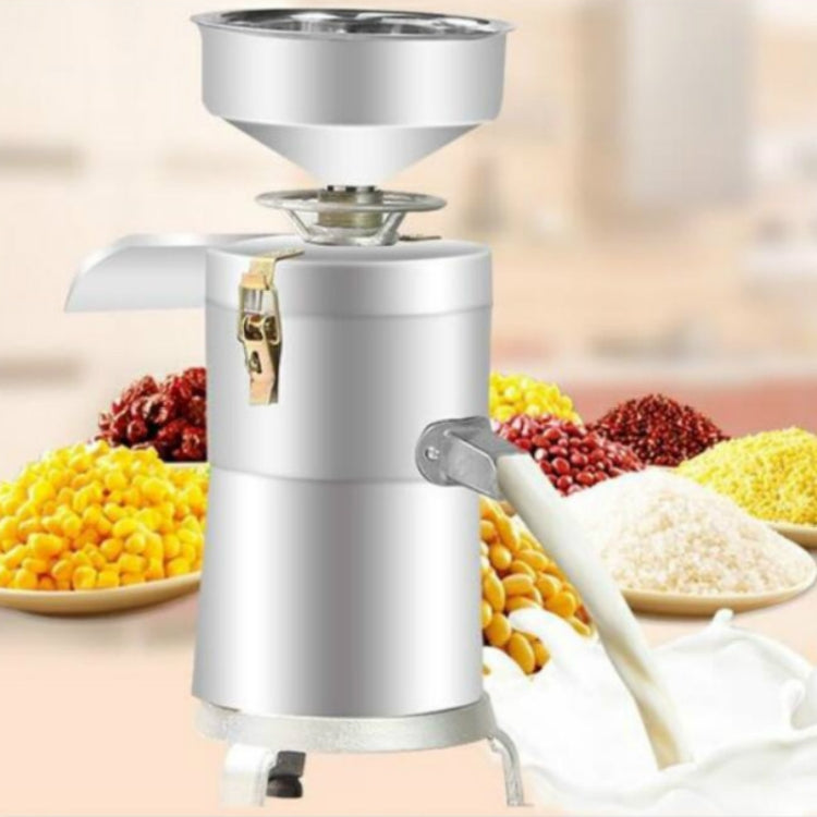 130/1800W Household Stainless Steel Refiner Large Capacity  Slurry Separation Fresh Grinding Soymilk Tofu Machine, CN Plug(Silver) - Electric juicers by buy2fix | Online Shopping UK | buy2fix