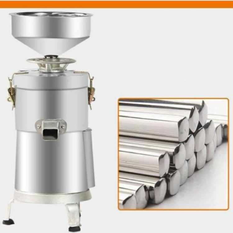 130/1800W Household Stainless Steel Refiner Large Capacity  Slurry Separation Fresh Grinding Soymilk Tofu Machine, CN Plug(Silver) - Electric juicers by buy2fix | Online Shopping UK | buy2fix