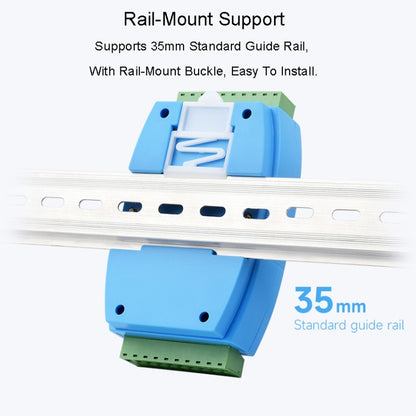 Waveshare RS485-HUB-8P Industrial-grade Isolated 8-ch RS485 Hub, Rail-mount Support, Wide Baud Rate Range - Transmitters & Receivers Module by Waveshare | Online Shopping UK | buy2fix