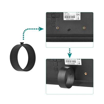 DPF-706-2.4G 7 inch Digital Photo Frame LED Wall Mounted Advertising Machine, Plug:UK Plug(Black) - 1.5-7.0 inch by buy2fix | Online Shopping UK | buy2fix