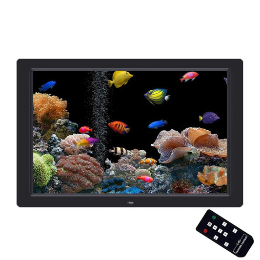 DPF-1201 12 inch 1280x800 Resolution Wall Mounted Advertising Machine LCD Electronic Photo Frame, Plug:AU Plug(Black) - 11-15 inch by buy2fix | Online Shopping UK | buy2fix