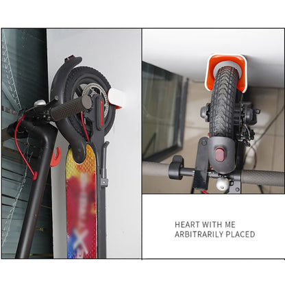 Electric Scooter Creative Parking Wall-mounted Bracket for Xiaomi ES1 / ES2 / ES4(Green) - Accessories & Parts by buy2fix | Online Shopping UK | buy2fix