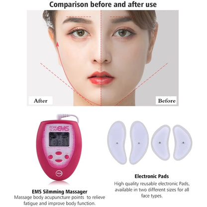 Facial Body Care Electronic Beauty Machine Massager Face Instrument(Red) - Beauty Instrument by buy2fix | Online Shopping UK | buy2fix