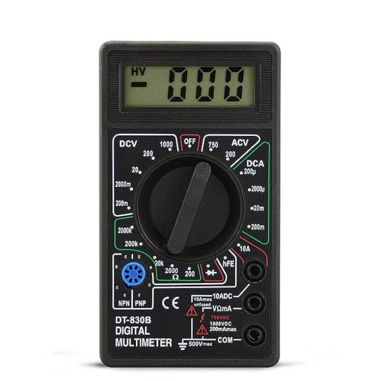 DT830B Mini Digital Multimeter Electrical Instrument - Digital Multimeter by buy2fix | Online Shopping UK | buy2fix