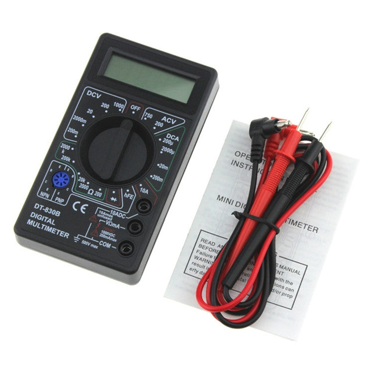 DT830B Mini Digital Multimeter Electrical Instrument - Digital Multimeter by buy2fix | Online Shopping UK | buy2fix