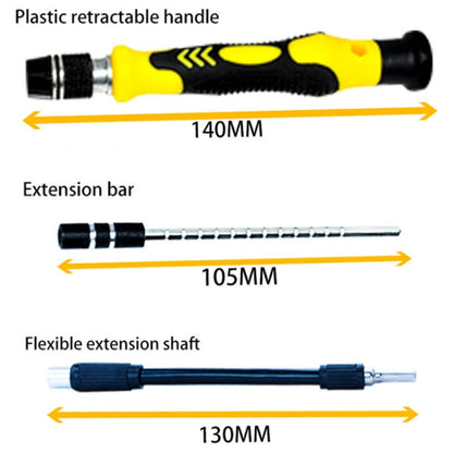 110 in 1 Magnetic Plum Screwdriver Mobile Phone Disassembly Repair Tool(Yellow) - Screwdriver Set by buy2fix | Online Shopping UK | buy2fix
