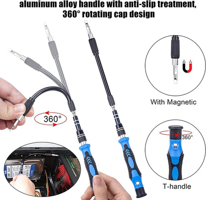 110 in 1 Magnetic Plum Screwdriver Mobile Phone Disassembly Repair Tool(Blue) - Screwdriver Set by buy2fix | Online Shopping UK | buy2fix