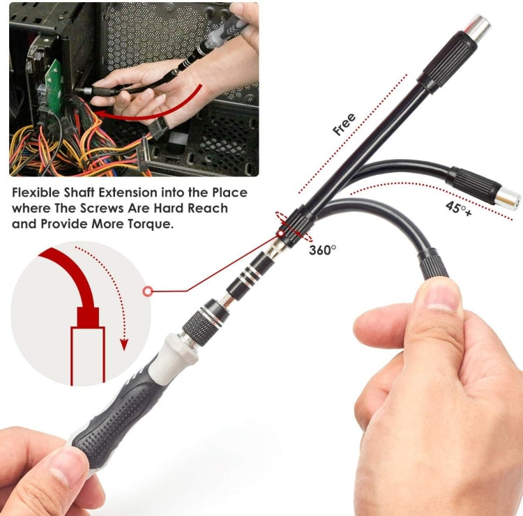 110 in 1 Magnetic Plum Screwdriver Mobile Phone Disassembly Repair Tool(Black) - Screwdriver Set by buy2fix | Online Shopping UK | buy2fix