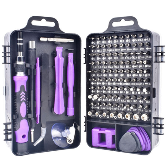 110 in 1 Magnetic Plum Screwdriver Mobile Phone Disassembly Repair Tool(Purple) - Screwdriver Set by buy2fix | Online Shopping UK | buy2fix