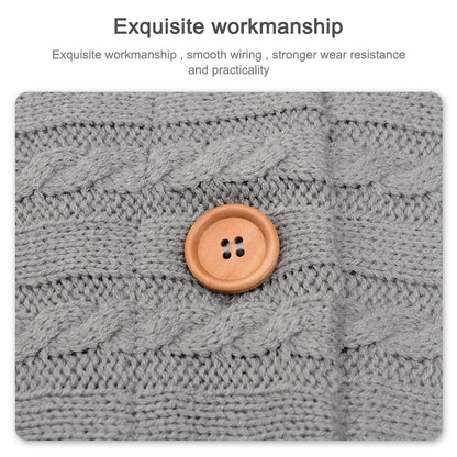 Warm Soft Cotton Knitting Envelope Newborn Baby Sleeping Bag(Dark Blue) - Sleeping Bag by buy2fix | Online Shopping UK | buy2fix
