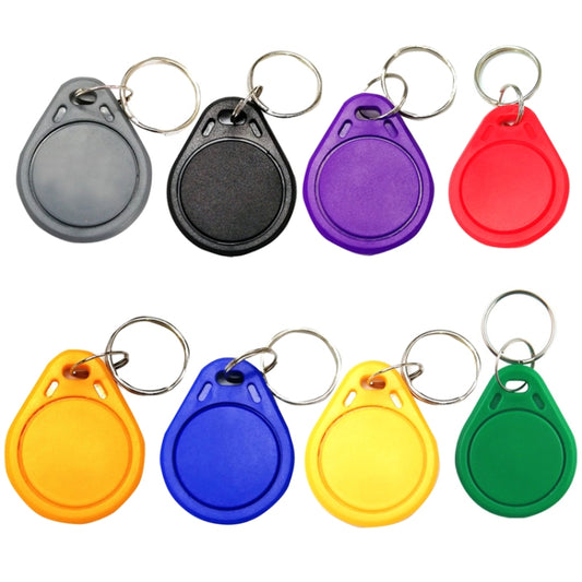 10PCS IC Access Control Card Entree Control M1 Compatibel Fudan Rfid 13.56Mhz Keyfob Sleutelhanger Tag Sleutelhanger(Black) - RFID Keyfob by buy2fix | Online Shopping UK | buy2fix