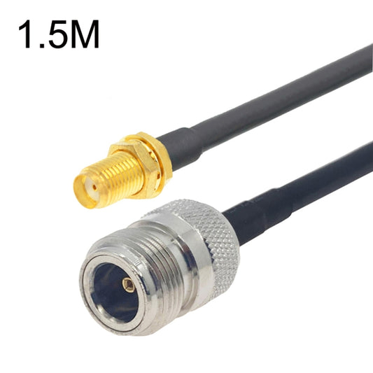SMA Female to N Female RG58 Coaxial Adapter Cable, Cable Length:1.5m by buy2fix