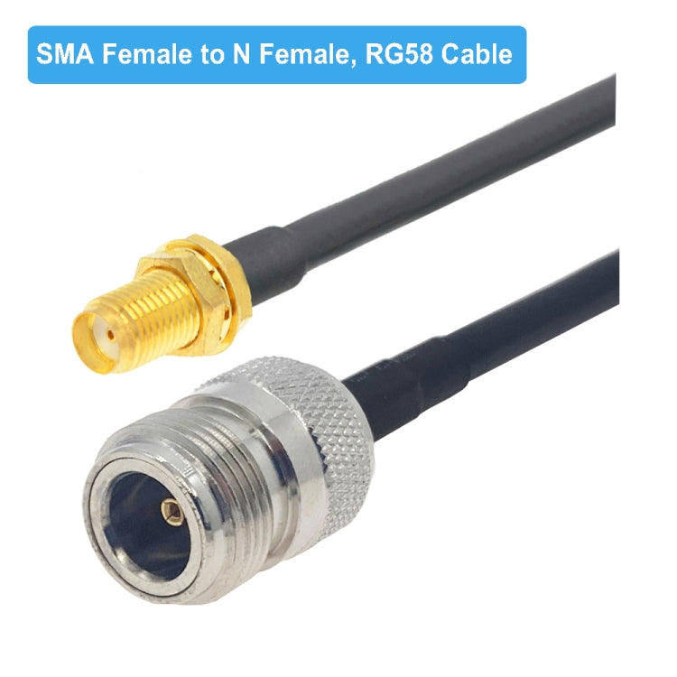 SMA Female to N Female RG58 Coaxial Adapter Cable, Cable Length:3m by buy2fix