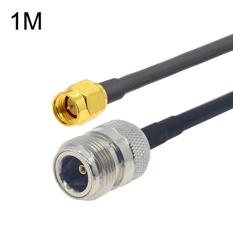 SMA Male to N Female RG58 Coaxial Adapter Cable, Cable Length:1m by buy2fix