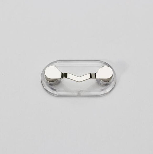 Magnetic Glasses Holder Magnetic Brooch Number Plate Headset Glasses Clip(Silver) - Retaining Clips by buy2fix | Online Shopping UK | buy2fix